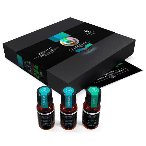 Kit de 3 Aceites Esenciales - Respiración Bienat