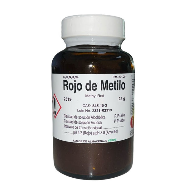 Rojo De Metilo 25 G Fagalab Colorante ID-1645998