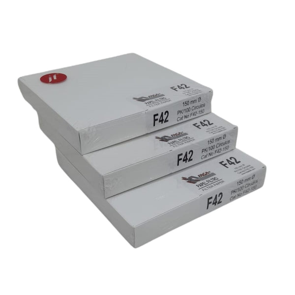 Paquete de 3 Papel Filtro Cuantitativo F42-150 Fagalab
