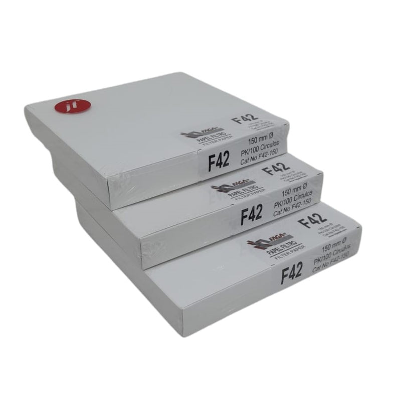 Paquete De 3 Papel Filtro Cuantitativo F42-150 Fagalab ID-1648833