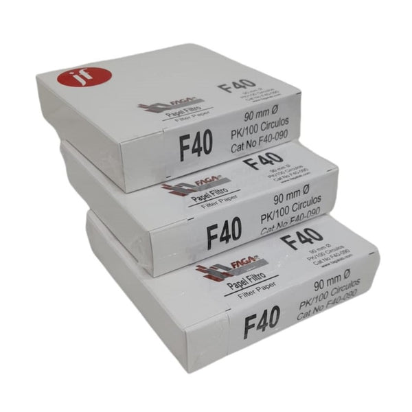 Paquete de 3 Papel Filtro Cuantitativo Fagalab F40-090