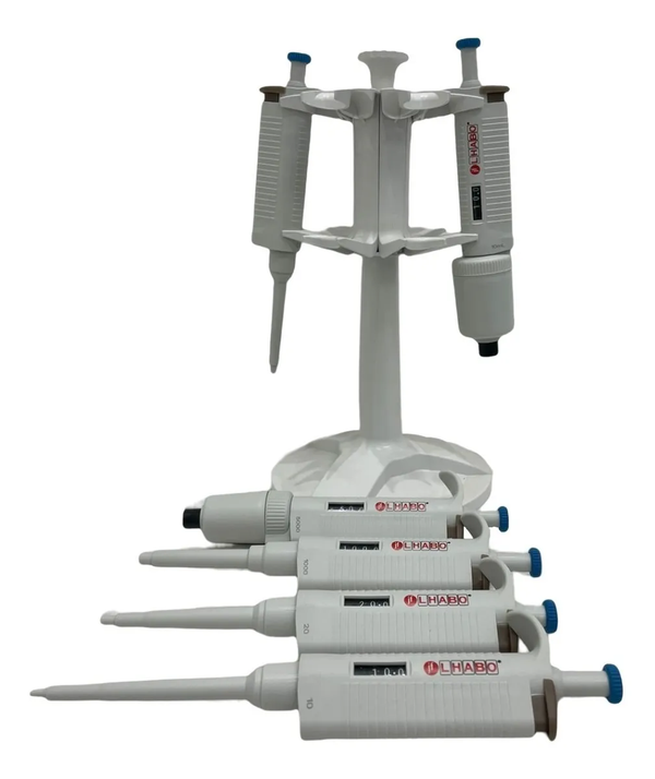 Paq C/6 Micropipetas Y Soporte Tipo Carrusel Jf Lhabo