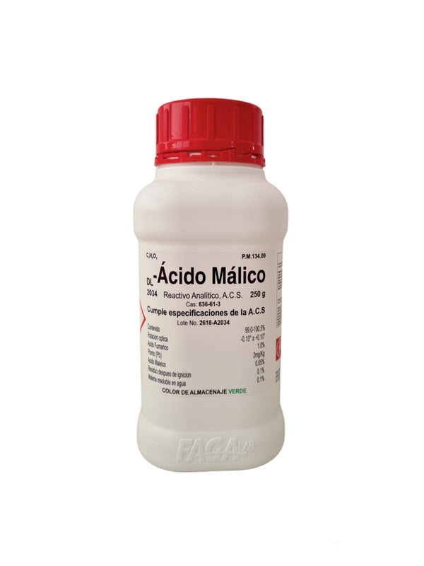 Acido Malico-dl R.a. de 250g Fagalab