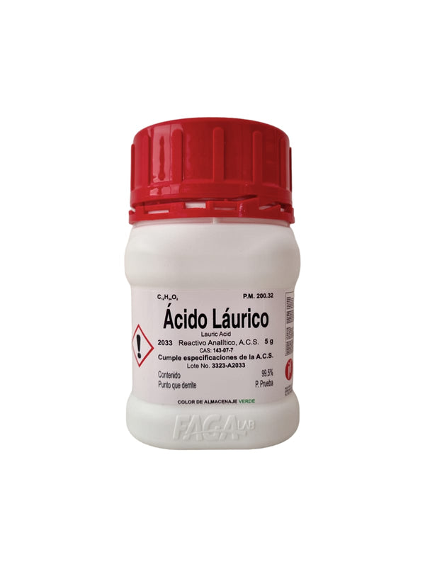 Acido Laurico R.a. de 5g Fagalab