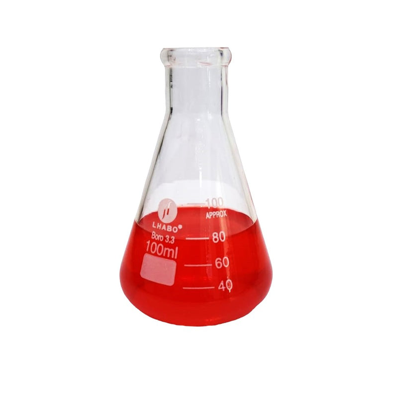 Matraz Erlenmeyer 100 Ml Vidrio Jf Lhabo ID-2237976