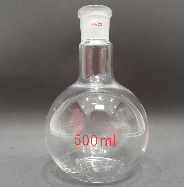Matraz Ebullicion 24/29 Fondo Plano 500 Ml Jf Lhabo