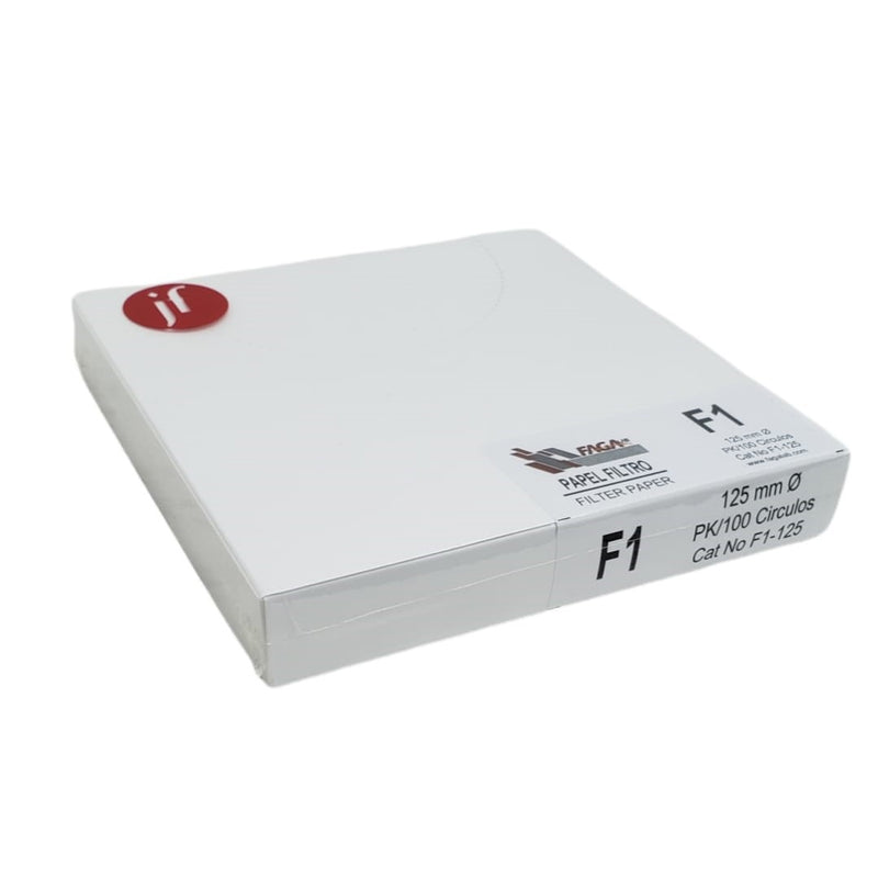 Papel Filtro Cualitativo C/100 Fagalab F1-125 ID-1735581