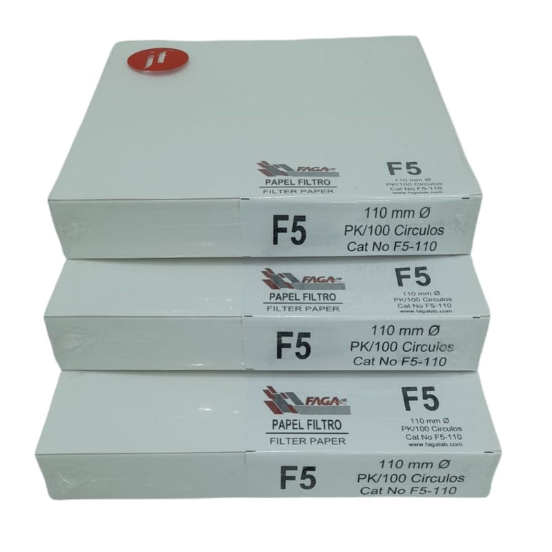 Paquete De 3 Papel Filtro Cualitativo F5-110 Fagalab ID-1649245