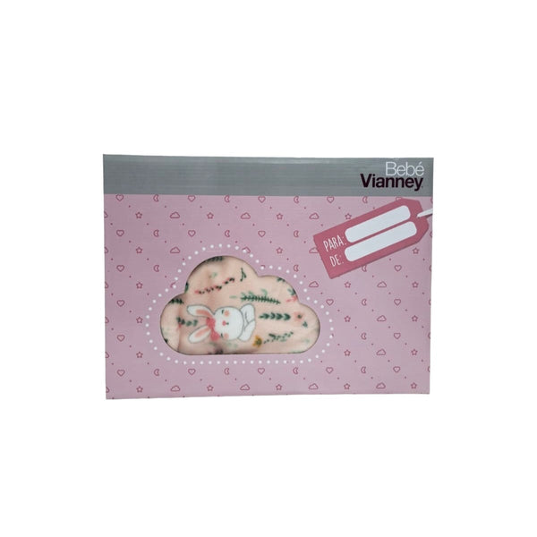 Cobertor Baby Ligero Carriola Conejitas 86898 Vianney