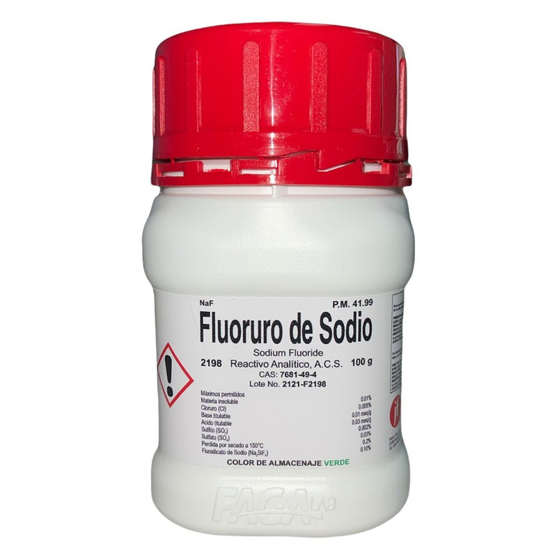 Fluoruro De Sodio R. A. De 100 G Fagalab ID-1641833