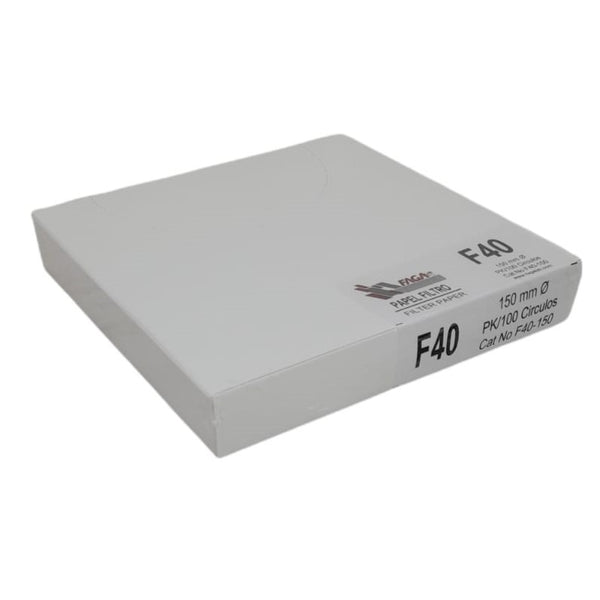 Papel Filtro Cuantitativo C/100 F40-150 Fagalab