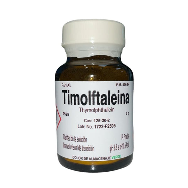 Timolftaleina de 5 G Fagalab Colorante