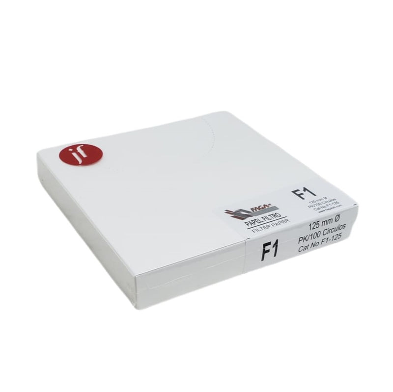 Papel Filtro Cualitativo C/100 Fagalab F1-125 ID-1735577