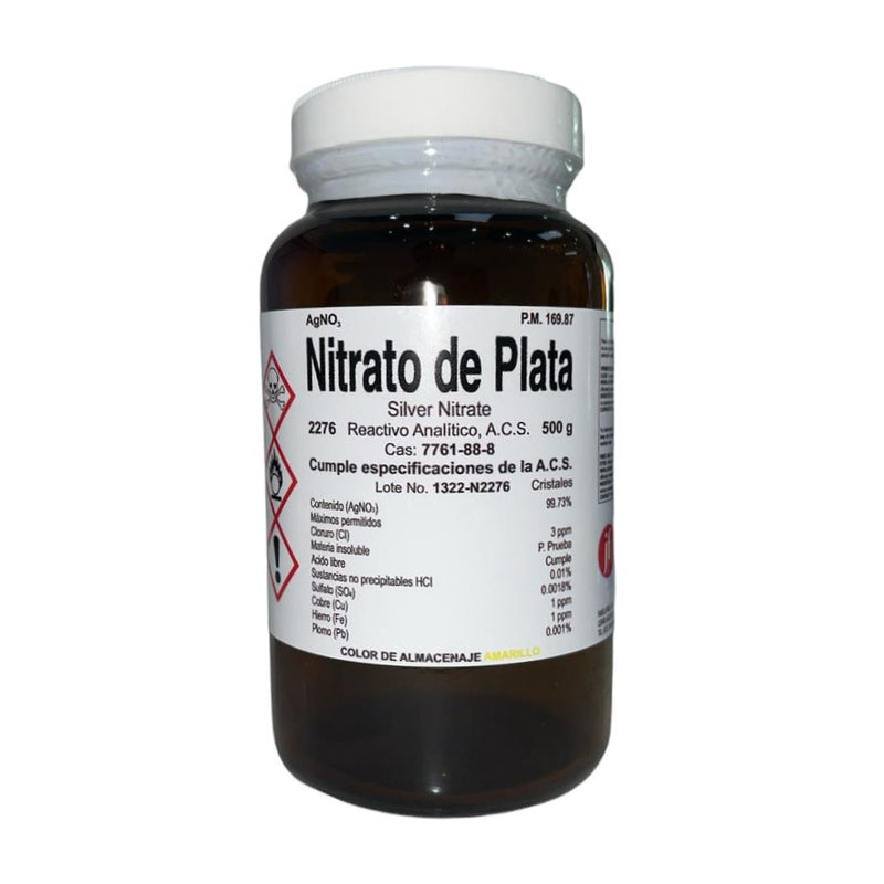 Nitrato De Plata R. A. De 500 G Fagalab ID-1700935