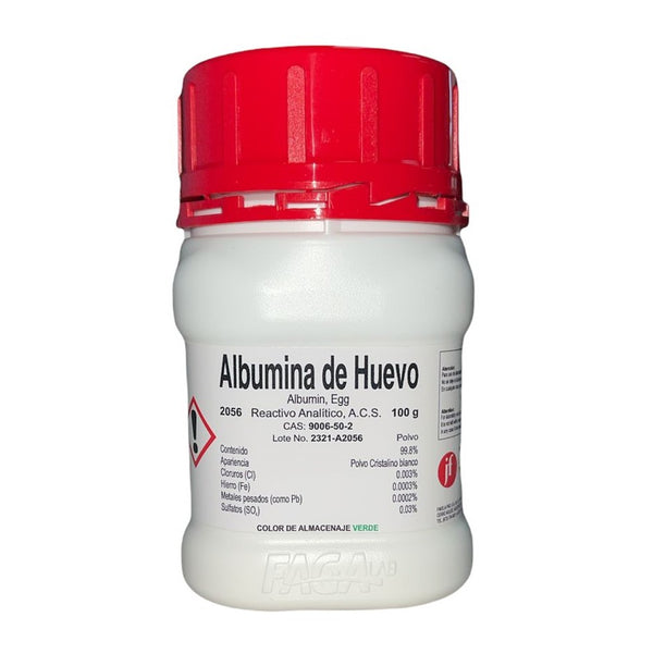 Albumina de Huevo R. A. de 100 G Fagalab