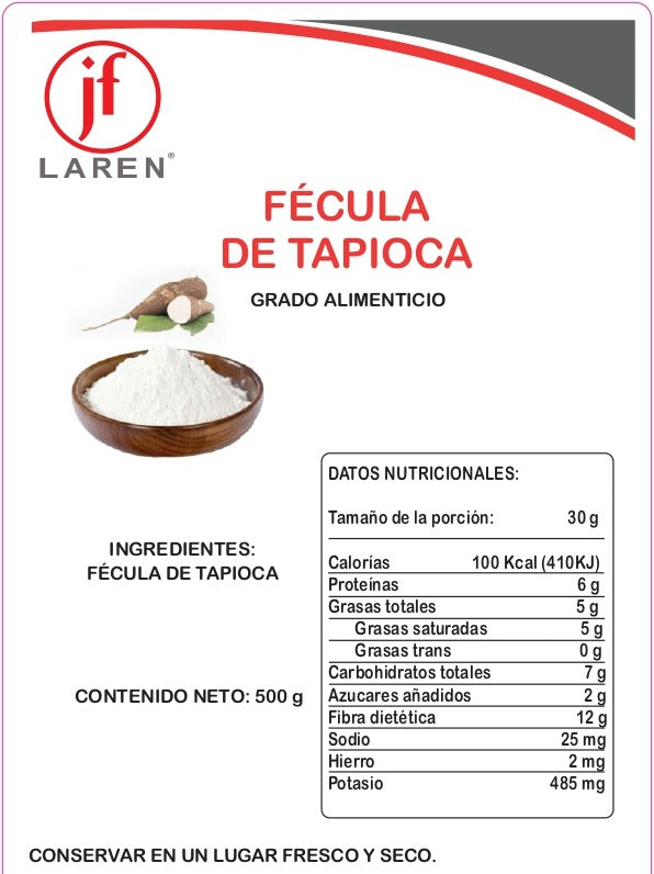 Fécula De Tapioca 500G Jf Laren ID-2462219