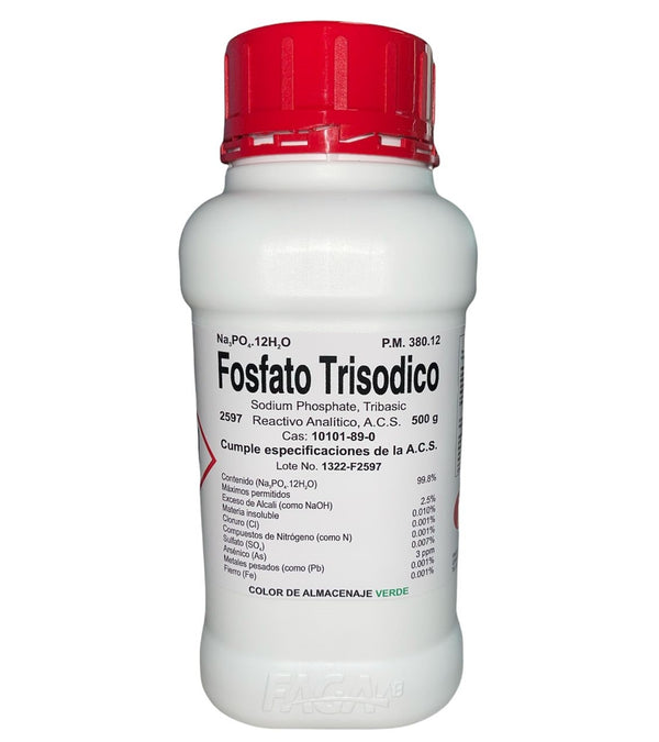 Fosfato Trisódico R. A. de 500 G Fagalab