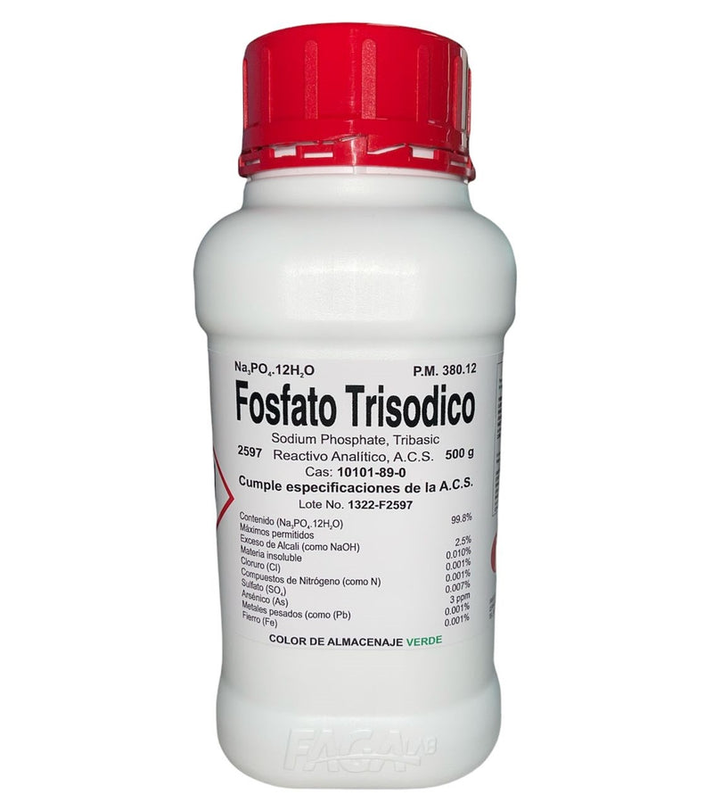 Fosfato Trisódico R. A. De 500 G Fagalab ID-1639584