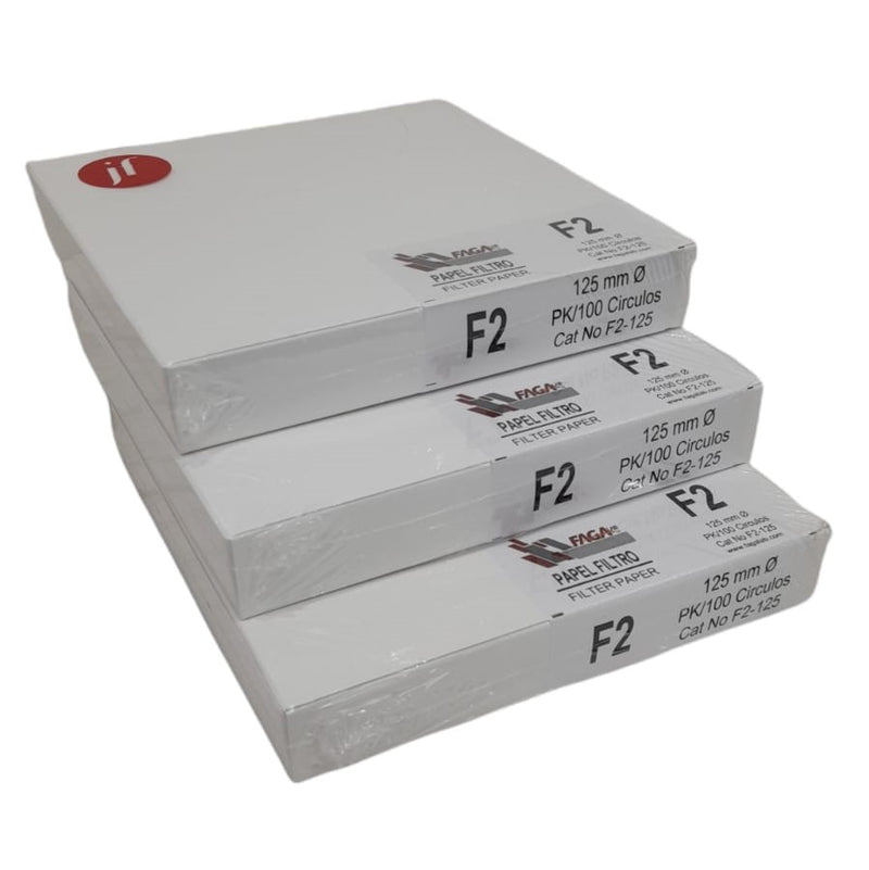 Paquete De 3 Papel Filtro Cualitativo F2-125 Fagalab ID-1649148