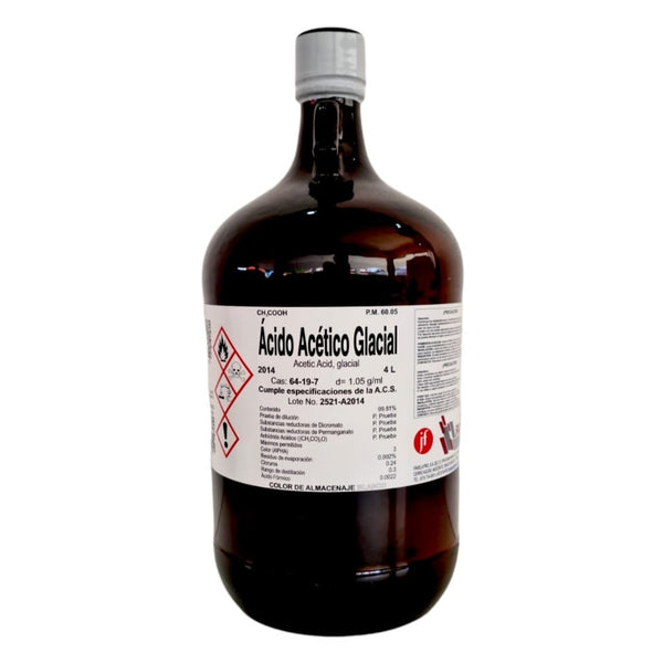 Acido Acetico Glacial 4 Litros Fagalab
