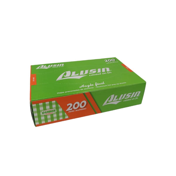 Hojas de Papel Aluminio 22.8 X 27.3 Cm Hpa9 Alusin