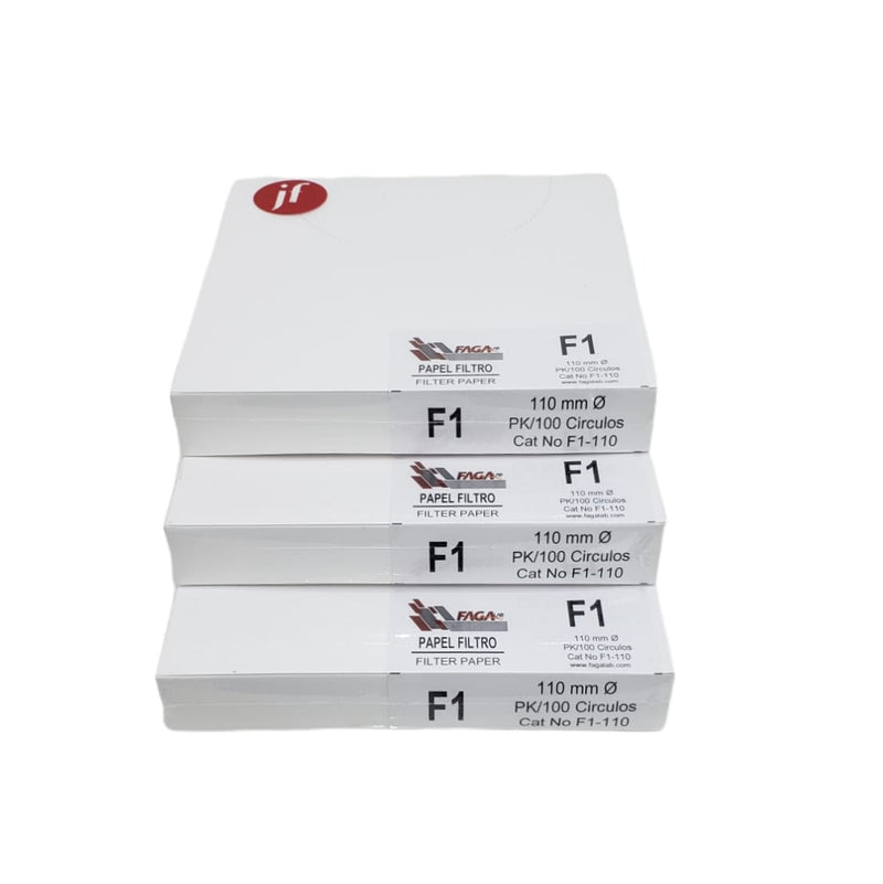 Paquete De 3 Papel Filtro Cualitativo Fagalab F1-110 C/100 ID-1736286