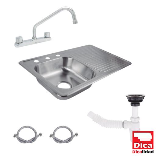 Kit Tarja Escurridero Derecho con Mezcladora Ktdmmc Dica