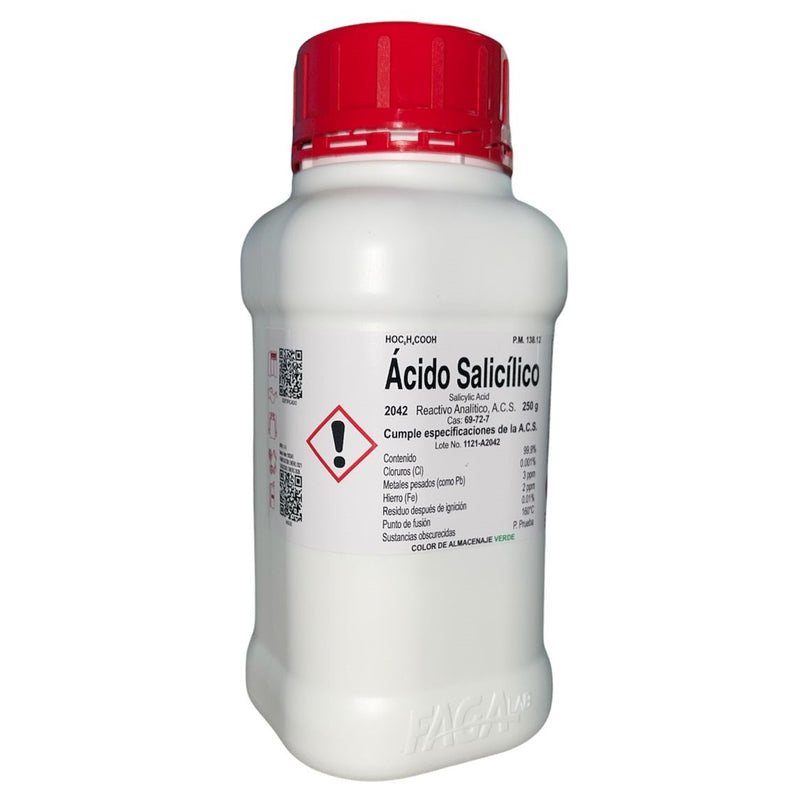 Ácido Salicílico R. A. De 250 G Fagalab ID-1654945