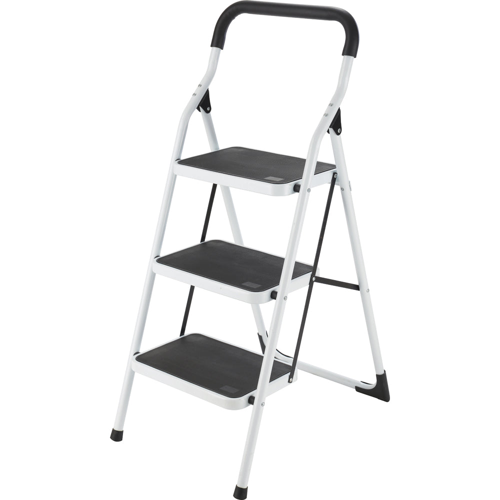 Escalera de Acero Tijera Ett3 Blanco Surtek