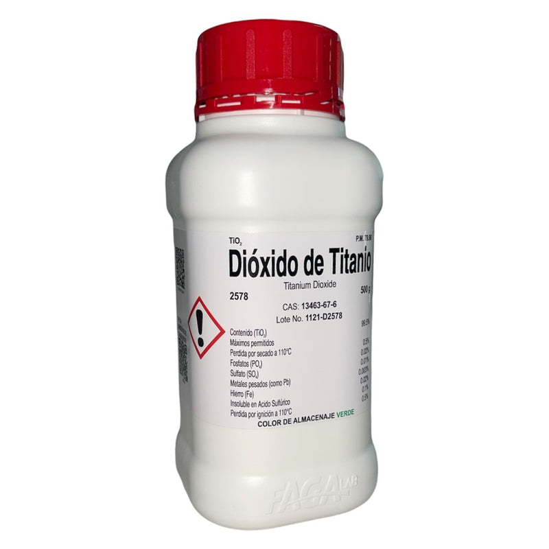 Dióxido De Titanio R. A. De 500 G Fagalab ID-1671320