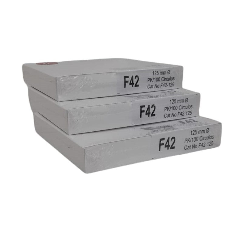 Paquete De 3 Papel Filtro Cuantitativo F42-125 Fagalab ID-1652631