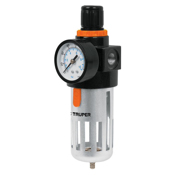 Filtro Regulador de Aire P/ Compresores 1/4 Npt 18238 Truper
