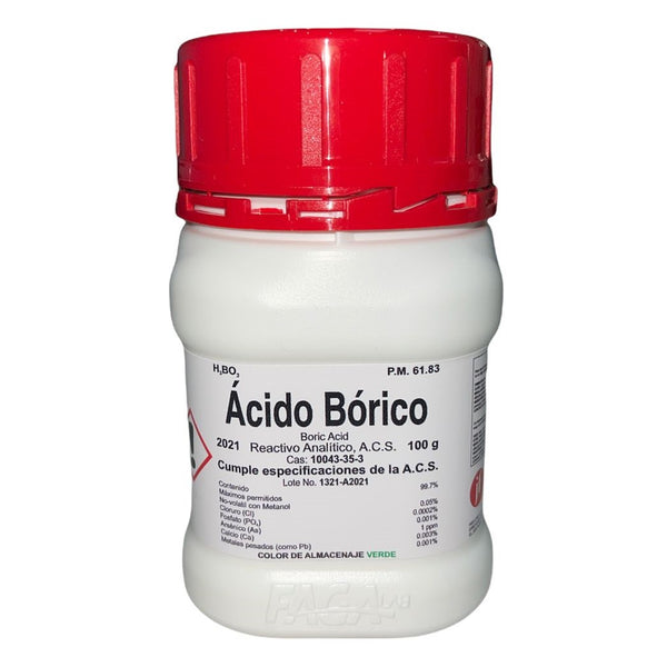 Ácido Bórico R. A. De 100 G Fagalab ID-1641371