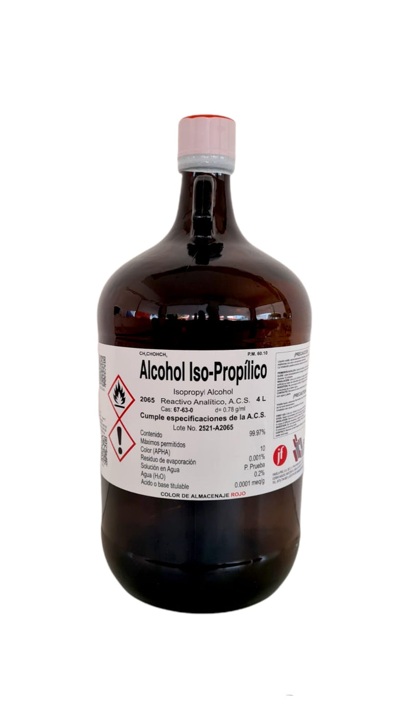 Alcohol Iso-Propilico 4 Litros Fagalab ID-1687797