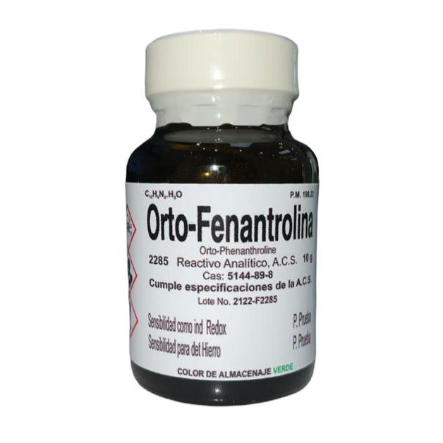 Orto-Fenantrolina 10 G Fagalab Colorante ID-1713369