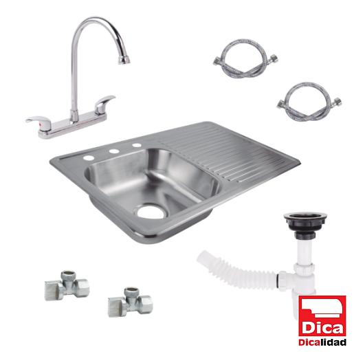Kit Tarja Escurridero Derecho Acabado Cromo Ktdmmca Dica