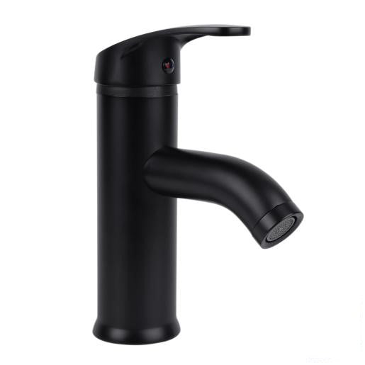Llave Monomando Negro Corto para Lavabo 4434.2 Dica