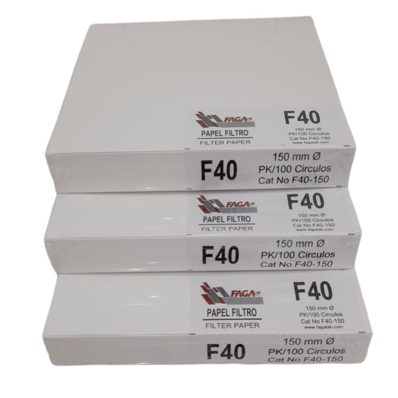 Paquete De 3 Papel Filtro Cuantitativo F40-150 Fagalab ID-1649124