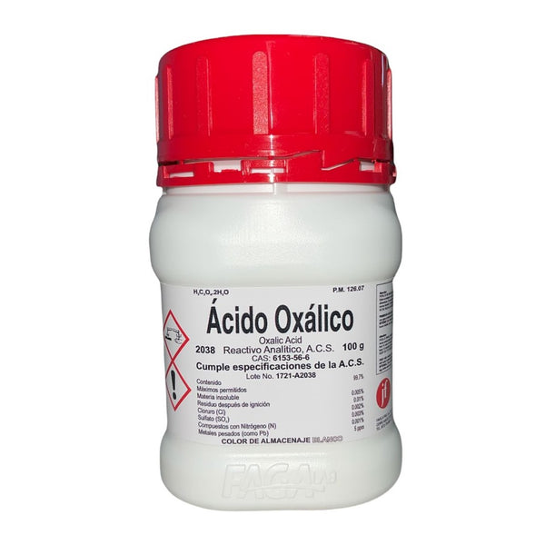 Ácido Oxálico R. A. de 100 G Fagalab