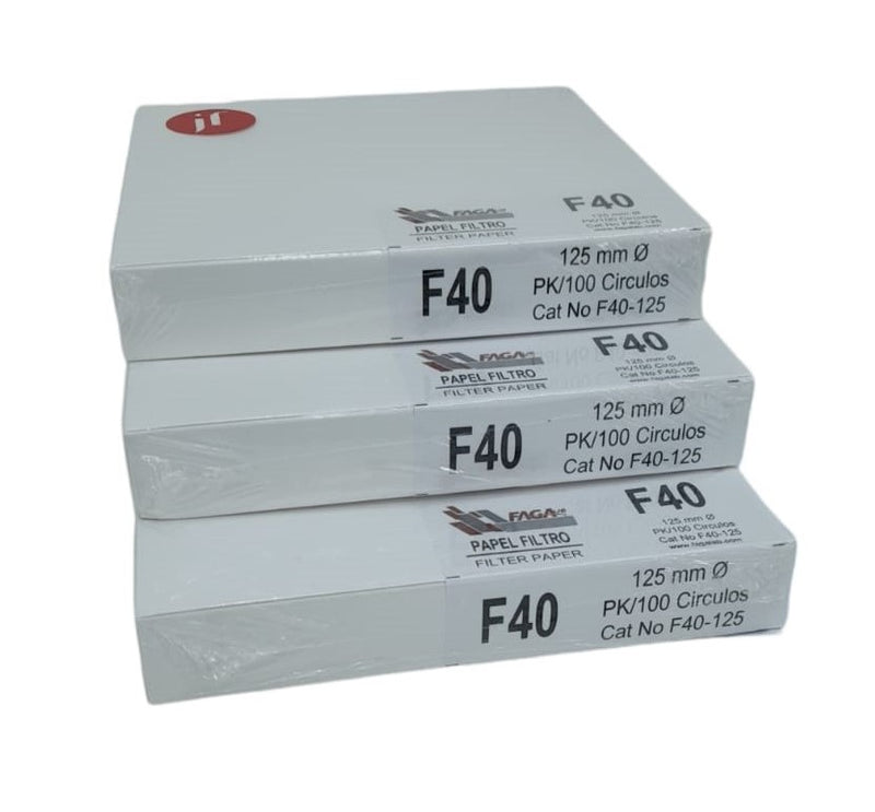 Paquete De 3 Papel Filtro Cuantitativo Fagalab F40-125 ID-1736408