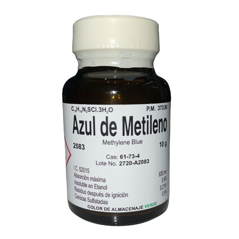 Azul De Metileno 10 G Fagalab Colorante ID-1643864