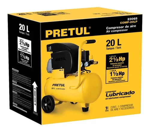 Compresor De 20 Lt 1 1/2 Hp Pretul 23065 ID-1716313