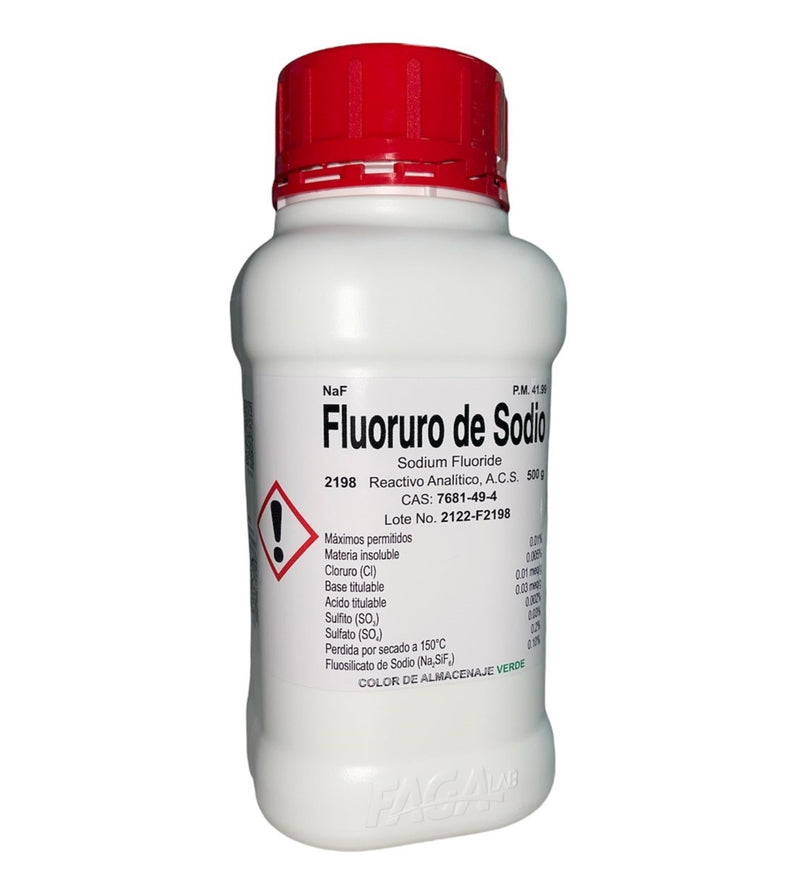 Fluoruro De Sodio R. A. De 500 G Fagalab ID-1671147