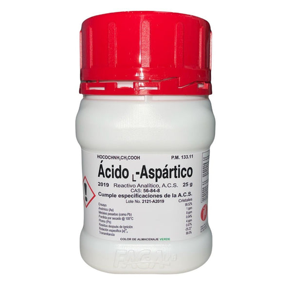Ácido Aspartico R. A. de 25 G Fagalab