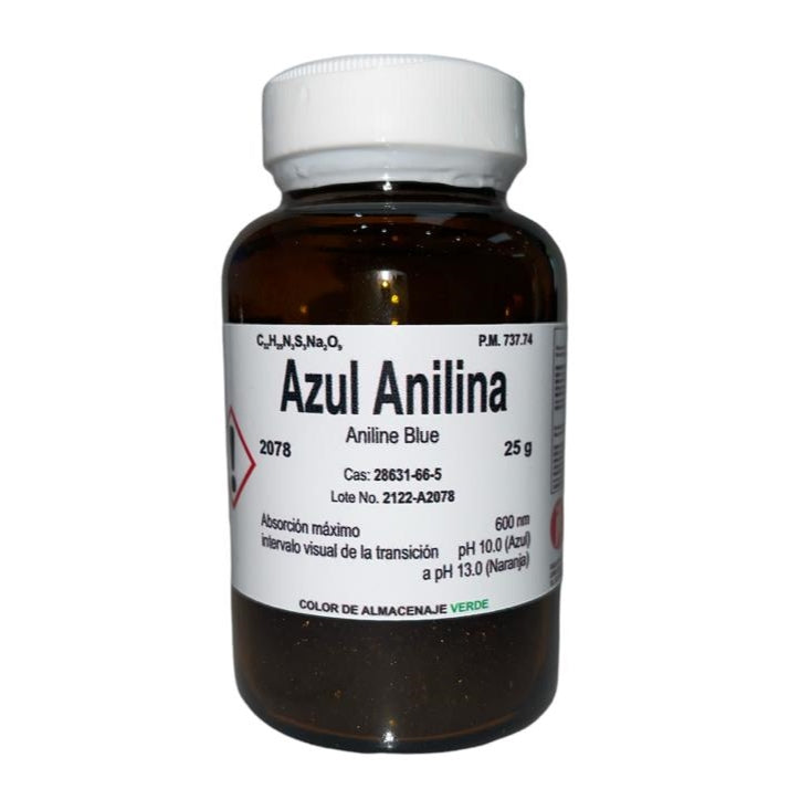 Azul Anilina 25 G Fagalab Colorante ID-1711664