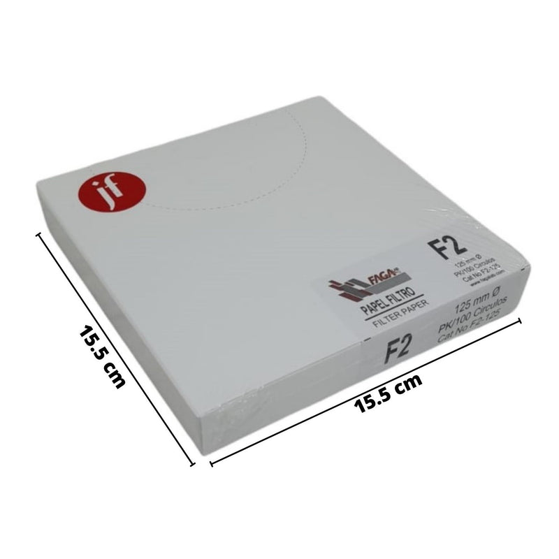 Paquete De 3 Papel Filtro Cualitativo F2-125 Fagalab ID-1649150