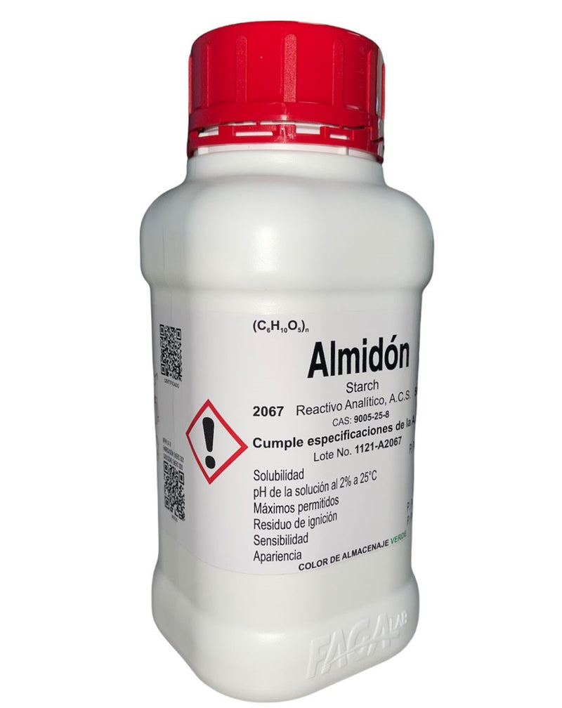 Almidón R. A. De 500 G Fagalab ID-1656442