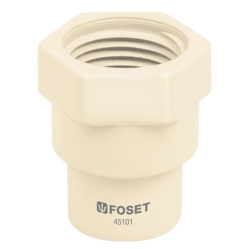 Adaptador Hembra Cpvc 1/2'' 10 Piezas 45101 Foset